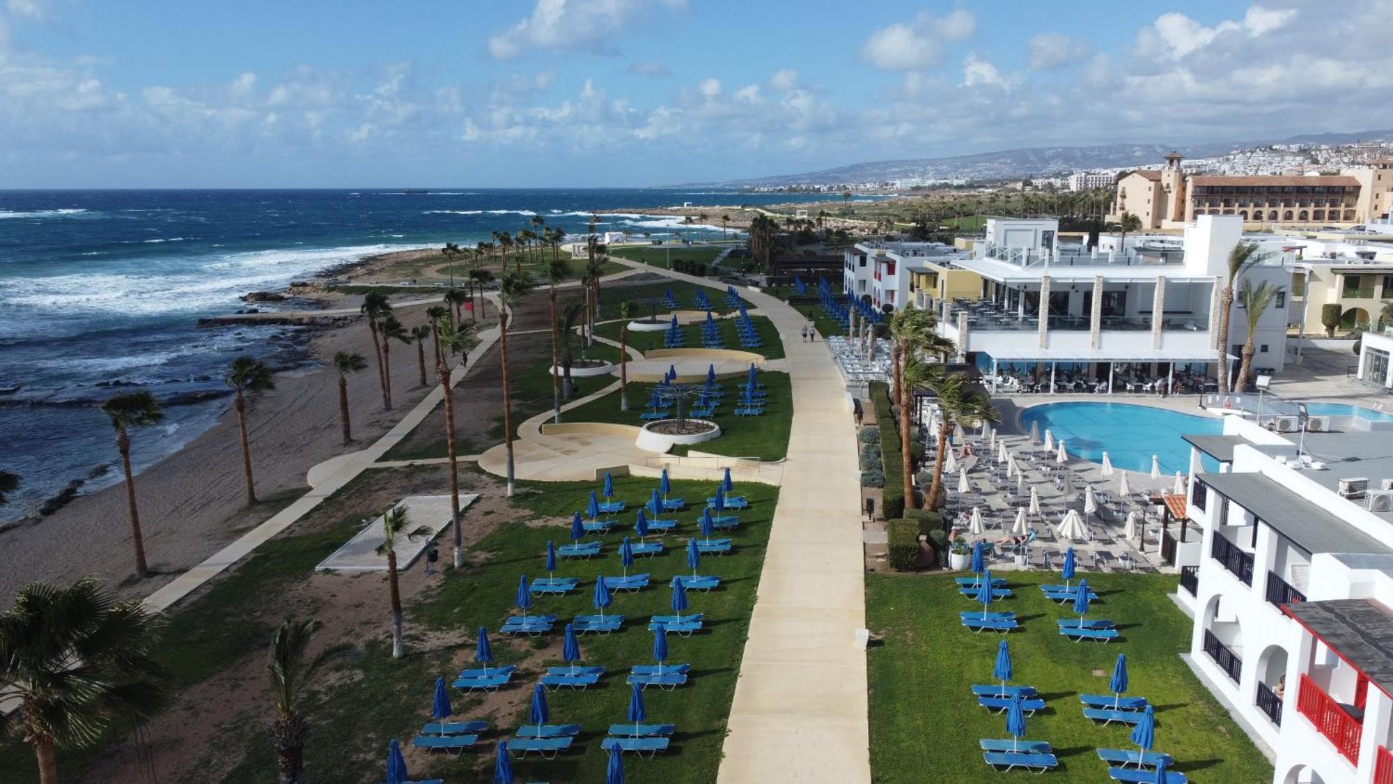 Апартаменты Eden Blue-Horizon 1B, Paphos, Sea View, Pool Konia Экстерьер фото