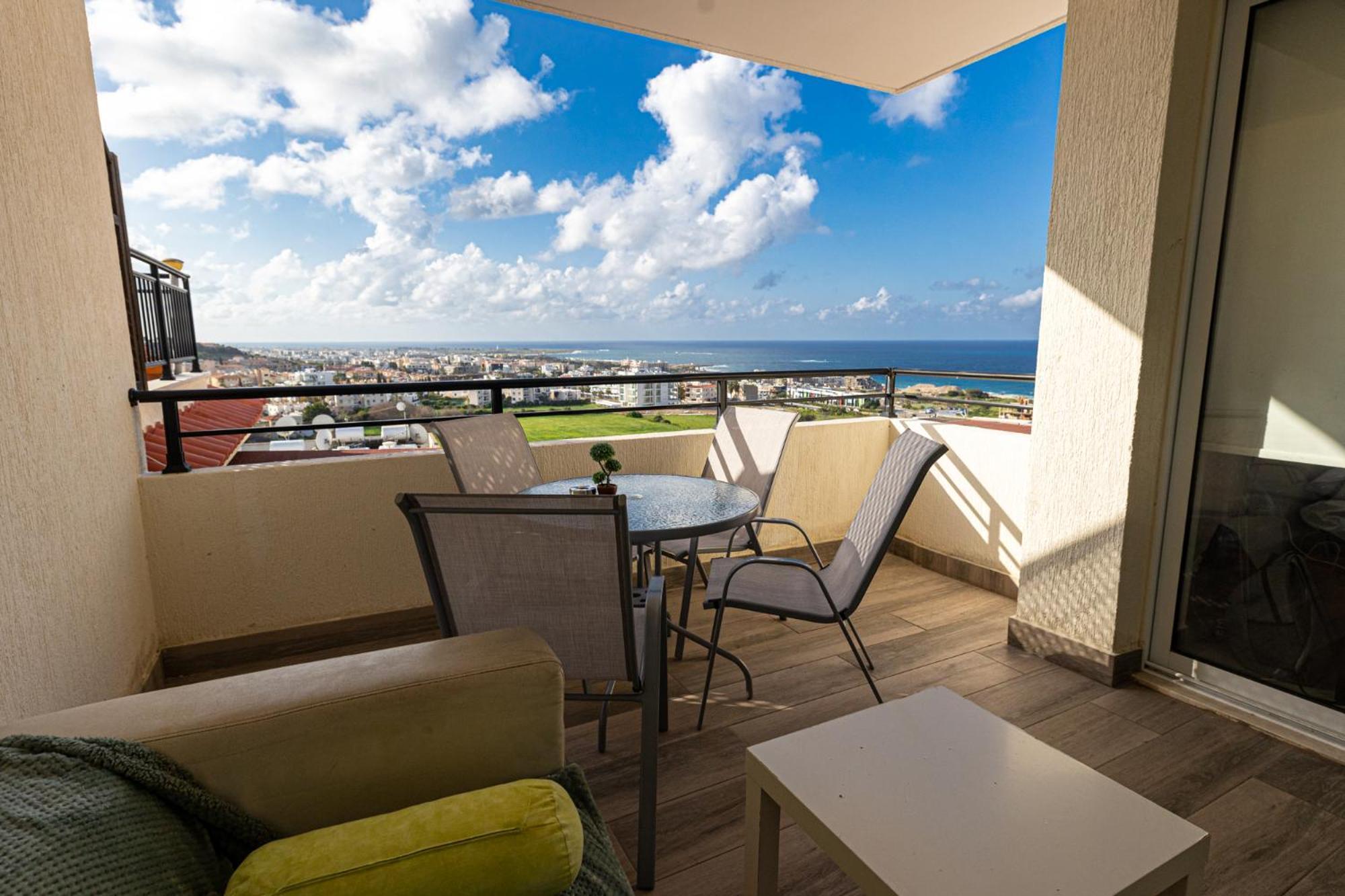 Апартаменты Eden Blue-Horizon 1B, Paphos, Sea View, Pool Konia Экстерьер фото